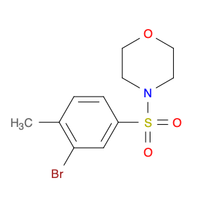 1-(3-BROMO-4-METHYLPHENYLSULFONYL)MORPHOLINE