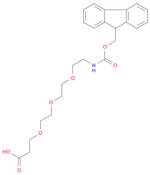 1-(9H-Fluoren-9-yl)-3-oxo-2,7,10,13-tetraoxa-4-azahexadecan-16-oic acid