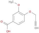 Benzoic acid, 3-methoxy-4-(2-propynyloxy)-