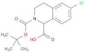 2-(tert-Butoxycarbonyl)-6-chloro-1,2,3,4-tetrahydroisoquinoline-1-carboxylic acid