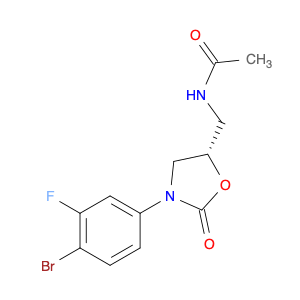 (S)-N-((3-(4-Bromo-3-fluorophenyl)-2-oxooxazolidin-5-yl)methyl)acetamide