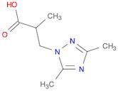 3-(3,5-DIMETHYL-[1,2,4]TRIAZOL-1-YL)-2-METHYL-PROPIONIC ACID