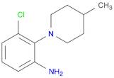 3-CHLORO-2-(4-METHYL-1-PIPERIDINYL)ANILINE