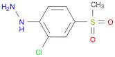 2-Chloro-4-methylsulfonylphenylhydrazine