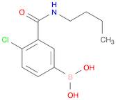 4-CHLORO-3-(N-BUTYLAMINOCARBONYL)PHENYLBORONIC ACID