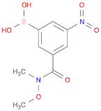 3-[Methoxy(methyl)carbamoyl]-5-nitrophenylboronic acid