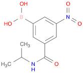 3-(ISOPROPYLCARBAMOYL)-5-NITROPHENYLBORONIC ACID