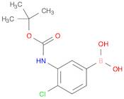 (3-((tert-Butoxycarbonyl)amino)-4-chlorophenyl)boronic acid