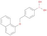 (4-((Naphthalen-1-yloxy)methyl)phenyl)boronic acid