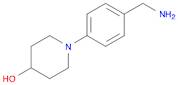 1-(4-(Aminomethyl)phenyl)piperidin-4-ol