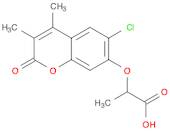 2-((6-Chloro-3,4-dimethyl-2-oxo-2H-chromen-7-yl)oxy)propanoic acid