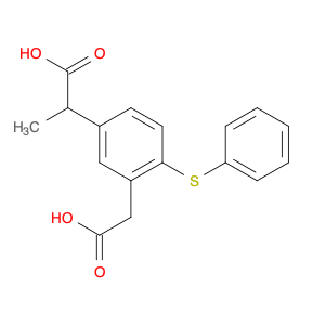 2-(3-(Carboxymethyl)-4-(phenylthio)phenyl)propanoic acid