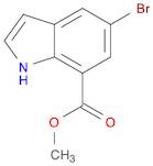 1H-Indole-7-carboxylicacid, 5-bromo-, methyl ester