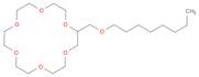 1,4,7,10,13,16-Hexaoxacyclooctadecane, 2-[(octyloxy)methyl]-