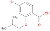 4-Bromo-2-isobutoxybenzoic acid