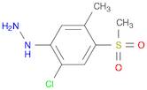 2-Chloro-5-methyl-4-(methylsulphonyl)phenylhydrazine