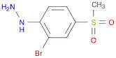 (2-Bromo-4-(methylsulfonyl)phenyl)hydrazine