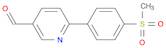 6-(4-(Methylsulfonyl)phenyl)nicotinaldehyde