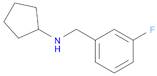 N-[(3-Fluorophenyl)methyl]cyclopentanamine