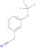 2-(3-((Trifluoromethyl)thio)phenyl)acetonitrile