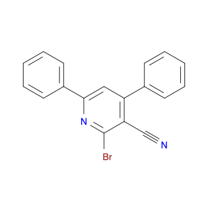 2-Bromo-4,6-diphenylnicotinonitrile