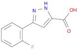 3-(2-Fluorophenyl)-1H-pyrazole-5-carboxylic acid