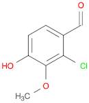 Benzaldehyde,2-chloro-4-hydroxy-3-methoxy-