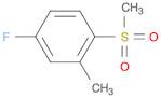 4-Fluoro-2-methyl-1-(methylsulphonyl)benzene