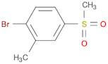 1-Bromo-2-methyl-4-(methylsulfonyl)benzene