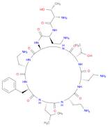 (2S,3R)-2-amino-N-[(1S)-3-amino-1-[[(3S,6S,9S,12S,15R,18S,21S)-6,9,18-tris(2-aminoethyl)-15-benz...