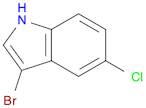 1H-Indole,3-bromo-5-chloro-