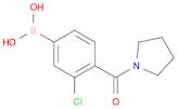 (3-Chloro-4-(pyrrolidine-1-carbonyl)phenyl)boronic acid