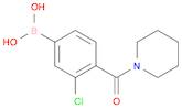 (3-Chloro-4-(piperidine-1-carbonyl)phenyl)boronic acid