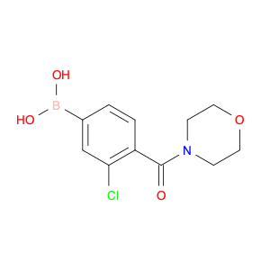 (3-Chloro-4-(morpholine-4-carbonyl)phenyl)boronic acid