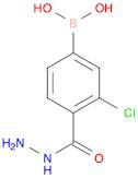 (3-Chloro-4-(hydrazinecarbonyl)phenyl)boronic acid