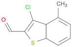 3-Chloro-4-methyl-3a,7a-dihydrobenzo[b]thiophene-2-carbaldehyde