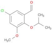 5-CHLORO-2-ISOPROPOXY-3-METHOXYBENZALDEHYDE