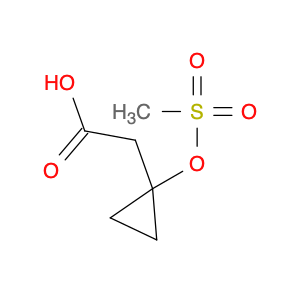 Cyclopropaneacetic acid, 1-[(methylsulfonyl)oxy]-