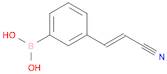 (E)-(3-(2-Cyanovinyl)phenyl)boronic acid