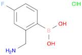 (2-(Aminomethyl)-4-fluorophenyl)boronic acid hydrochloride