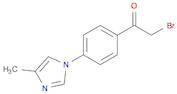 2-Bromo-1-(4-(4-methyl-1H-imidazol-1-yl)phenyl)ethanone