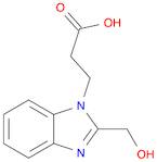 3-[2-(HYDROXYMETHYL)-1H-BENZIMIDAZOL-1-YL]PROPANOIC ACID