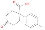 1-(4-Fluorophenyl)-4-oxocyclohexanecarboxylic acid