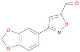 3-(Benzo[d][1,3]dioxol-5-yl)isoxazole-5-carbaldehyde