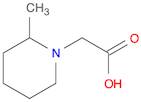 1-Piperidineaceticacid, 2-methyl-