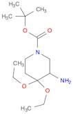 3-Amino-4,4-diethoxypiperidine-1-carboxylic acid tert-butyl ester