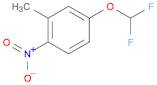 BENZENE, 4-(DIFLUOROMETHOXY)-2-METHYL-1-NITRO-