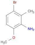 Benzenamine,3-bromo-6-methoxy-2-methyl-