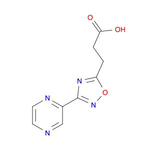 3-(3-Pyrazin-2-yl-1,2,4-oxadiazol-5-yl)propanoic acid