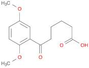 Benzenehexanoicacid, 2,5-dimethoxy-e-oxo-